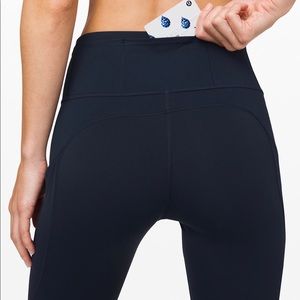 LULULEMON Fast and Free Tight Navy Leggings